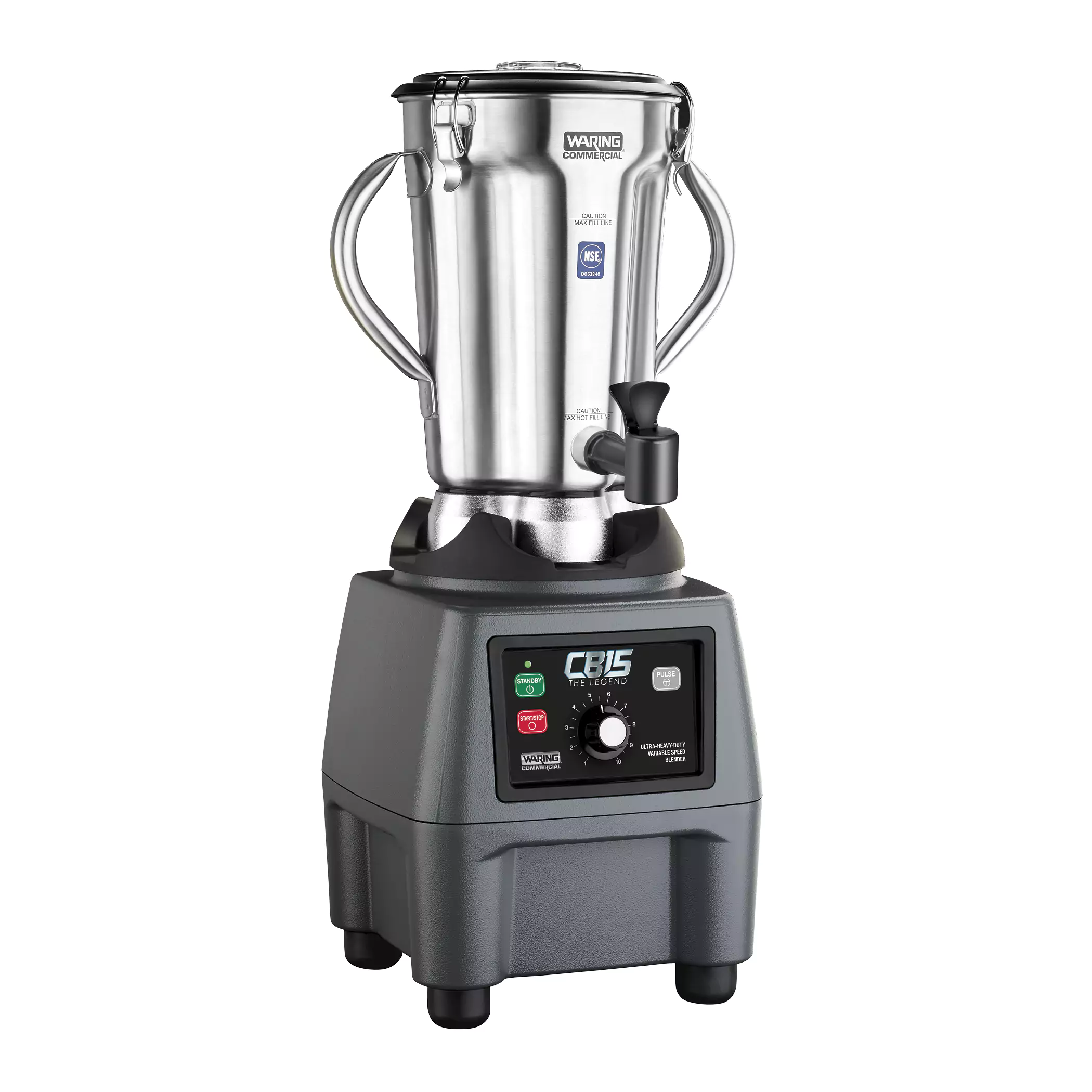 The Legend One-Gallon Food Blender with Variable Speed and Spigot